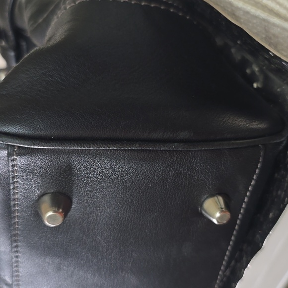 Coach Black Leather Satchel - Picture 8 of 13
